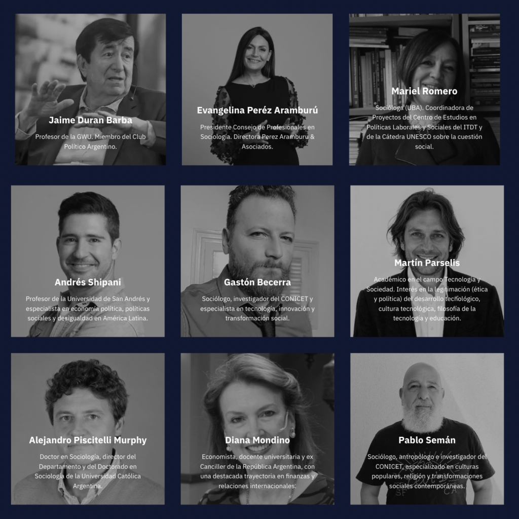 Jaime Durán Barba, Evangelina Perez Aramburu, Mariel Romero, Andrés Shipani, Gastón Becerra, Martín Parselis, Alejandro Piscitelli Murphy, Diana Mondino, Pablo Semán, blog2