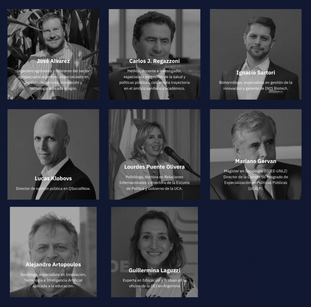 José Alvarez, Carlos Regazzoni, Ignacio Sartori, Lucas Klobovs, Lourdes Puente Olivera, Mariano Gervan, Alejandro Artopoulos, Guillermina Laguzzi, blog2, Martín Parselis